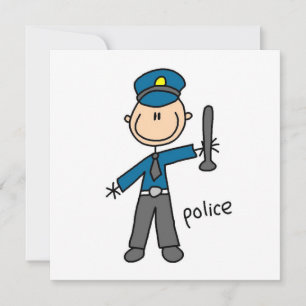 Police Officer Stick Figure