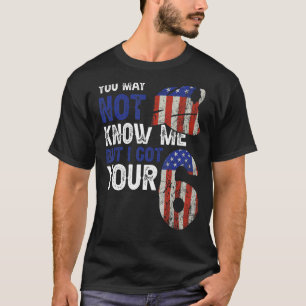Police Officer US Flag You May Not Know Me But I G T-Shirt