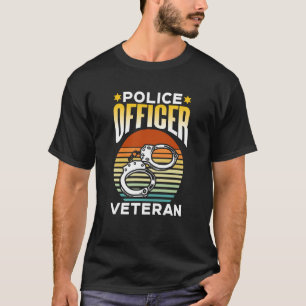 Police Officer Veteran Retirement Retired Cop Reti T-Shirt