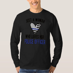 Police Officer Wife Proud Police Wife T-Shirt