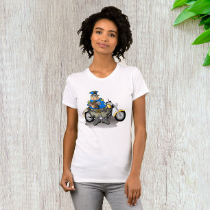 Police Officer Writing A Ticket Womens T-Shirt