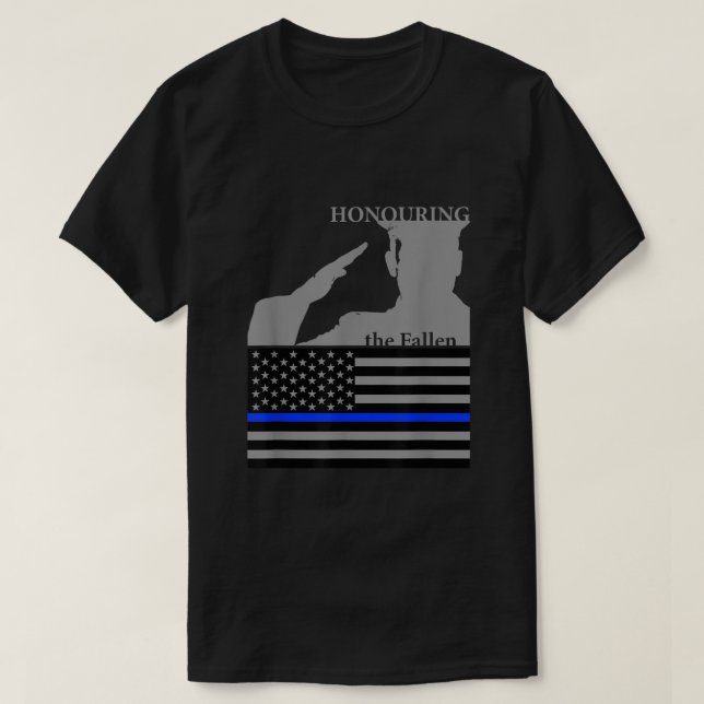 Police Officers Memorial Day  T-Shirt (Design Front)