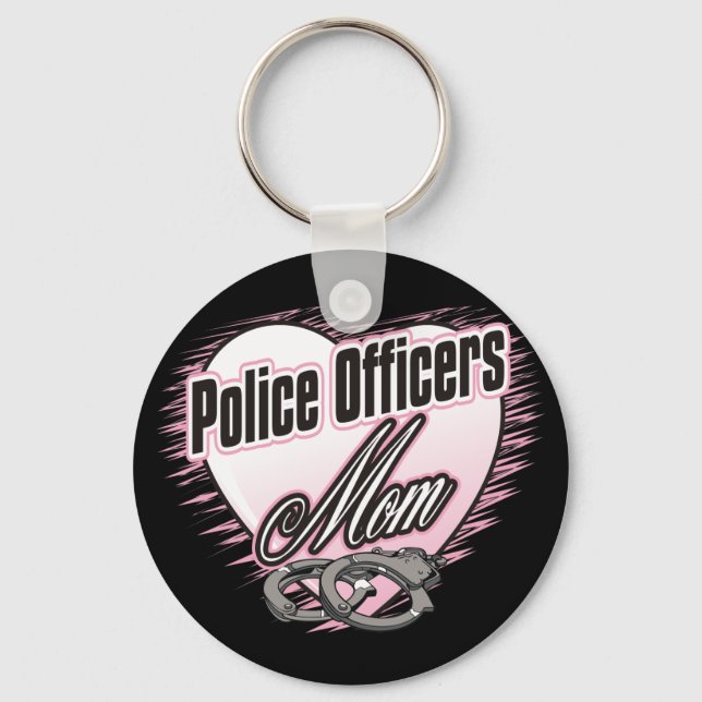 Police Officers Mum Key Ring (Front)