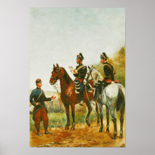 Police Officers on an Inspection Tour Poster