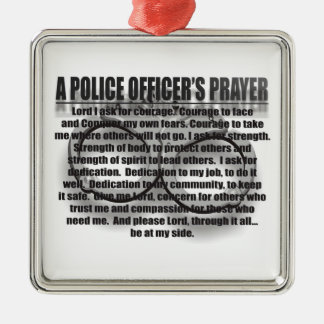 POLICE OFFICERS PRAYER ORNAMENT