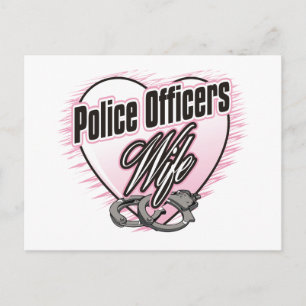 Police Officers Wife Postcard