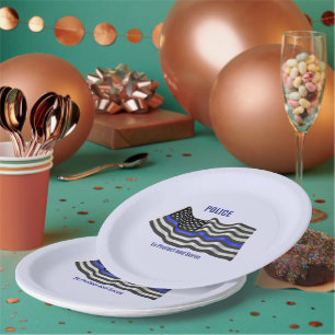 Police Paper Plate