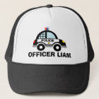 Police patrol car trucker hat for kids