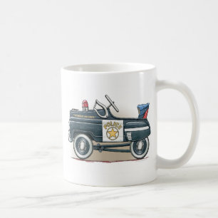 Police Pedal Car Cop Car Mug