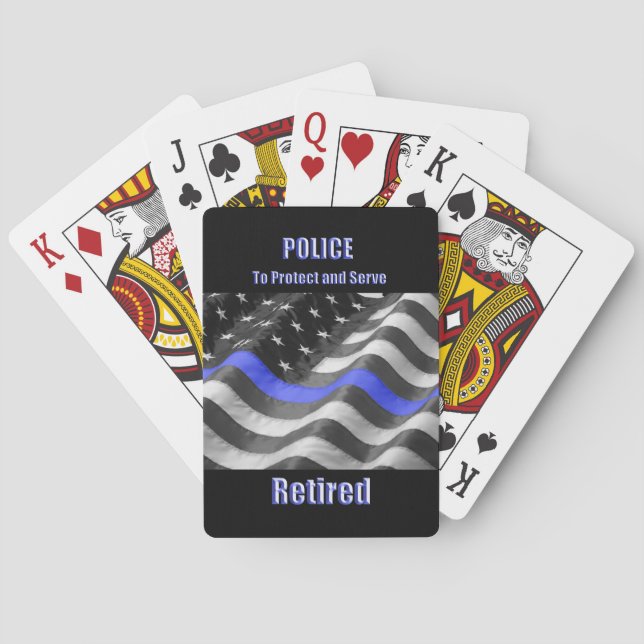 Police Playing Cards (Back)