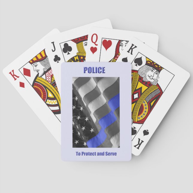 Police Playing Cards (Back)