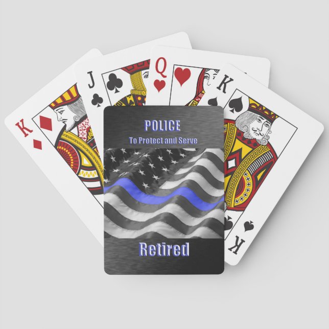 Police Playing Cards (Back)