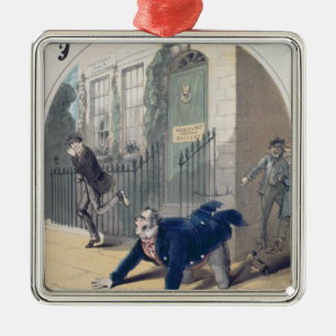 Police! Police! Song Book Cover, c.1865 Metal Tree Decoration