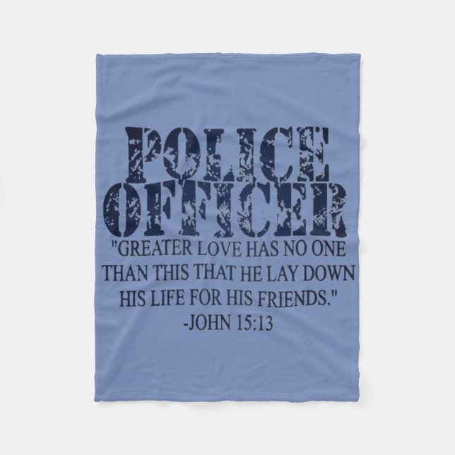 Police Prayer Blanket (Front)
