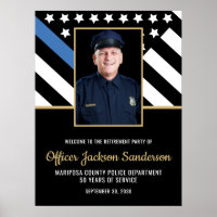 Police Retirement Law Enforcement Photo Welcome
