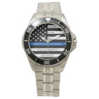 Police Retirement Modern Years Thin Blue Line