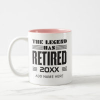 Police Retirement Parting Gift Legend Retired