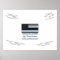 Police Retirement Thin Blue Line Guest Book Poster