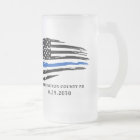 Police Retirement Thin Blue Line Personalised