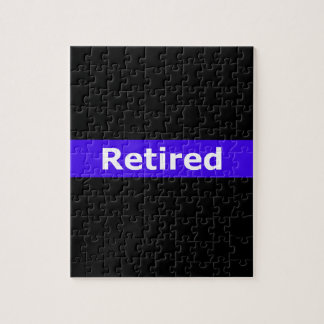 Police Retirted Thin Blue Line Jigsaw Puzzle