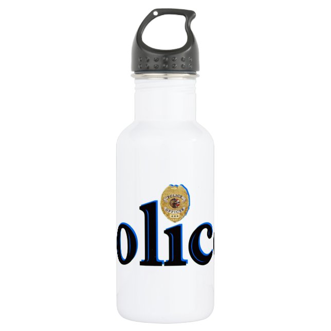 Police_Script 532 Ml Water Bottle (Front)