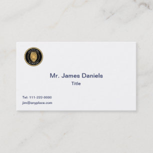 Police Sergeant Badge Universal Business Card