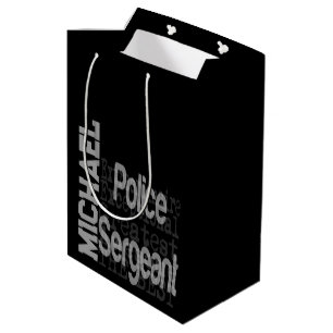 Police Sergeant Extraordinaire CUSTOM Medium Gift Bag
