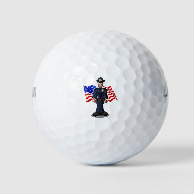 Police Sergeant Golf Balls (Front)