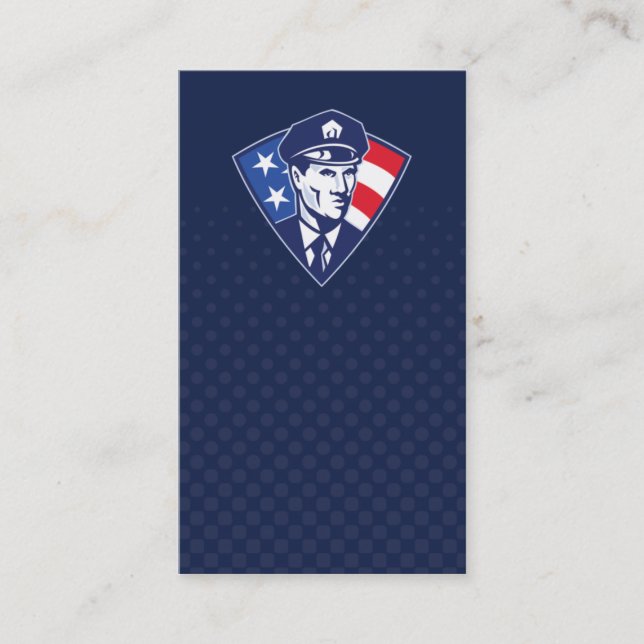 police sheriff deputy law enforcement business business card (Front)