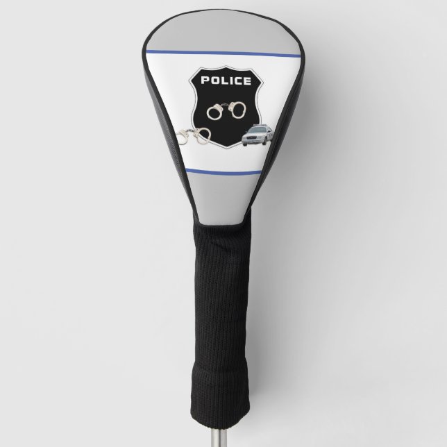 Police Shield Golf Head Cover (Front)