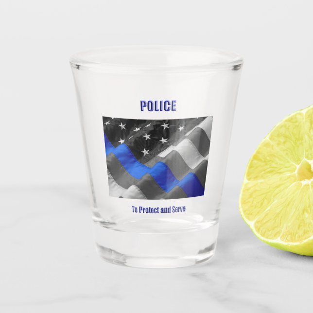 Police Shot Glass (Front)