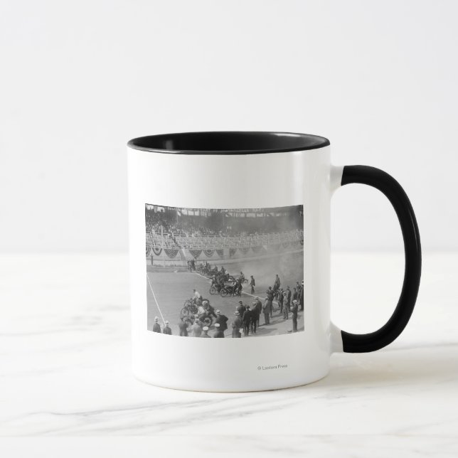 Police Show -- Start of Motorcycle Race Mug (Right)