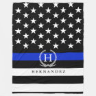 Police Styled American Flag Personalised Name