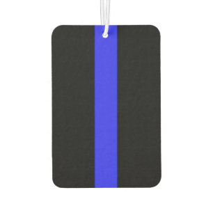 Police Supporter Thin Blue Line Car Air Freshener