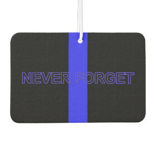Police Supporter Thin Blue Line Car Air Freshener