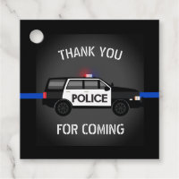 Police SUV Thin Blue Line Birthday Party