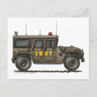 Police SWAT Team Hummer Law Enforcement