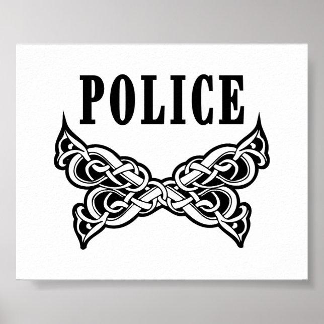 Police Tattoo Poster (Front)