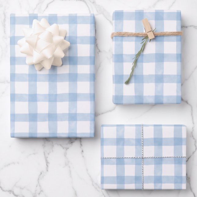 Police Teddy Bear Gingham Wrapping Paper Sheet (Creator Uploaded)