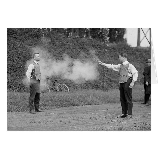 Police Test Bulletproof Vest, 1923 (Front Horizontal)