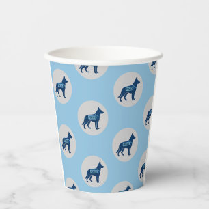Police Themed Paper Cups
