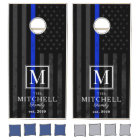 Police Themed Patriotic Flag | Monogram