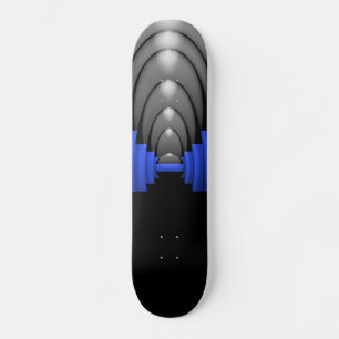Police Thin Ble Line Skateboard