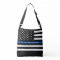 Police Thin Blue Line American Flag Add Name