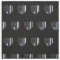Police Thin Blue Line American Flag Heart Pattern