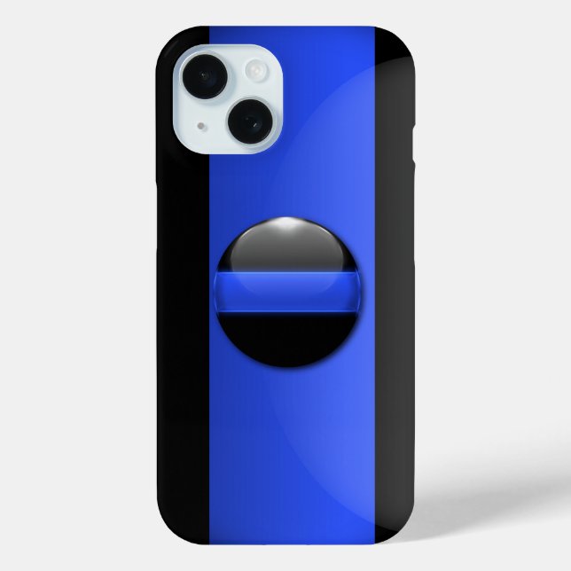 Police Thin Blue Line Case-Mate iPhone Case (Back)