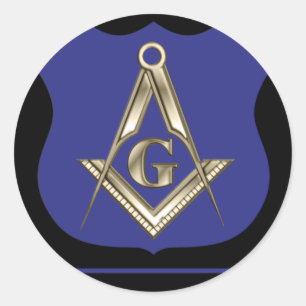 Police Thin Blue Line Classic Round Sticker