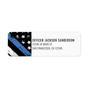 Police Thin Blue Line Law Enforcement Officer