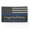Police Thin Blue Line Personalise Graduation Party