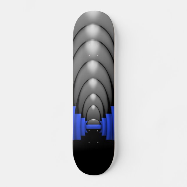 Police Thin Blue Line Skateboard (Front)